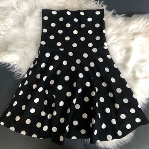 Forever 21 2 in 1 Polka Dot Skirt/Mini Dress